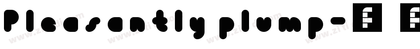 Pleasantly plump字体转换